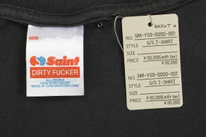 Saint Michael Phantom Saint Letter Print T-Shirt-7