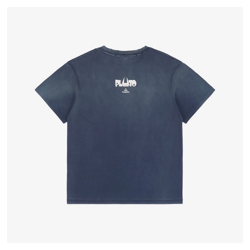 Saint Michael Pluto Distressed & Destroyed Graphic T-Shirt-1