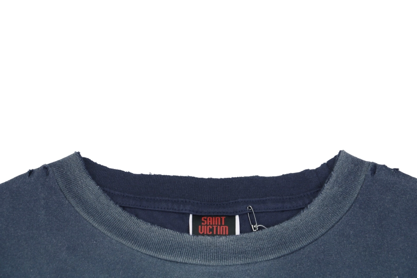 Saint Michael Pluto Distressed & Destroyed Graphic T-Shirt-6