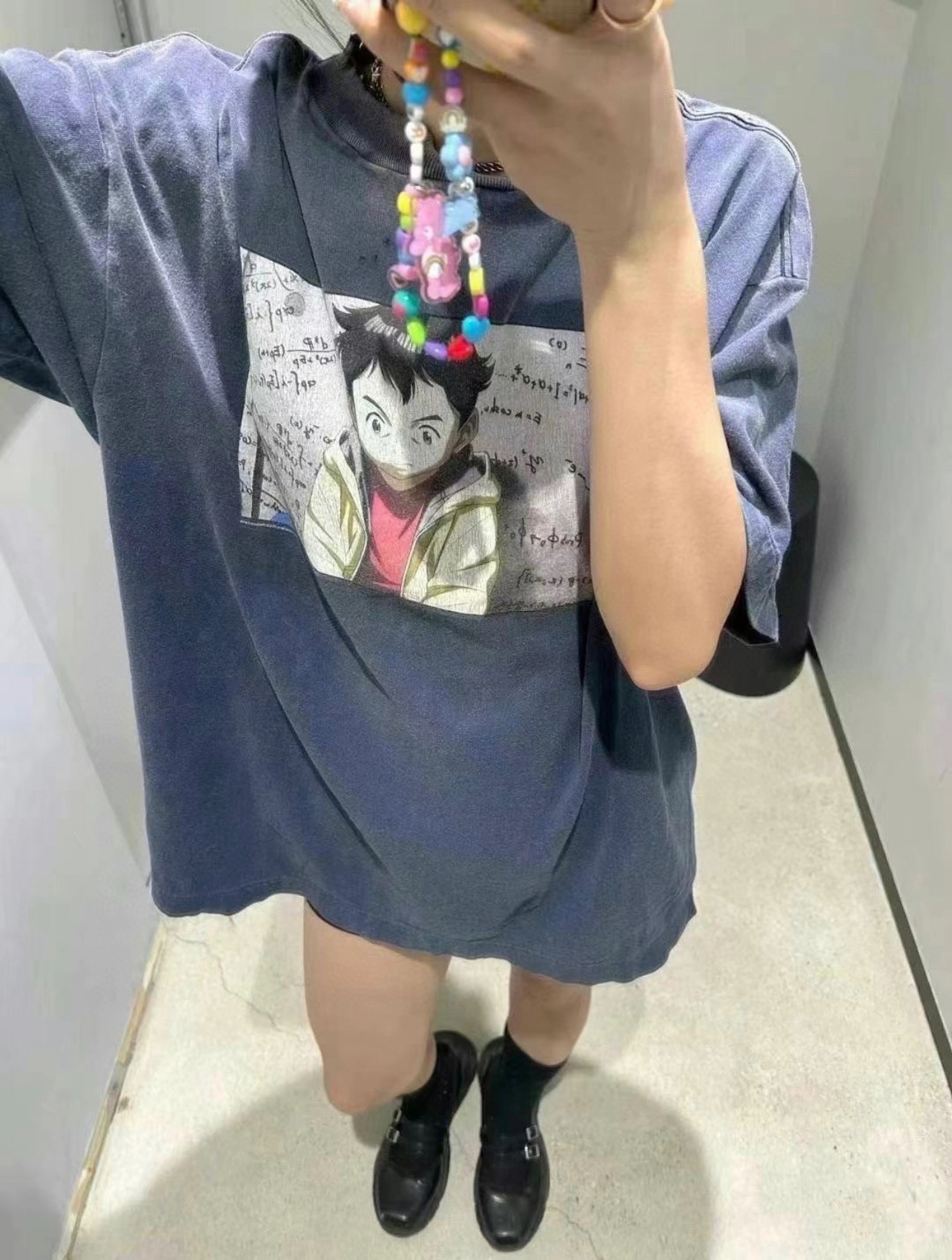 Saint Michael Pluto Distressed & Destroyed Graphic T-Shirt-9