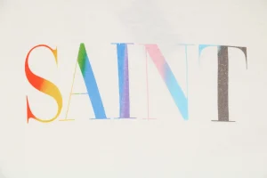 Saint logo print