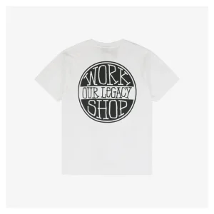 Stussy Circular Graffiti Letter Print T-Shirt