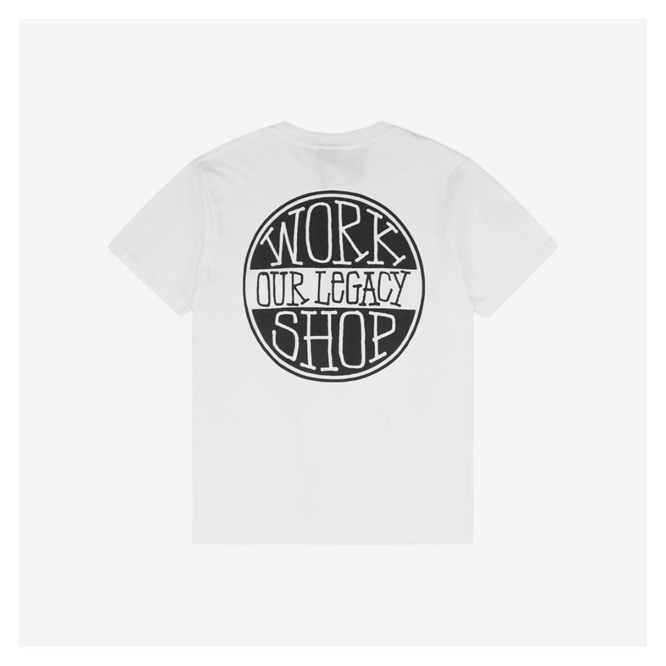 Stussy Circular Graffiti Letter Print T-Shirt
