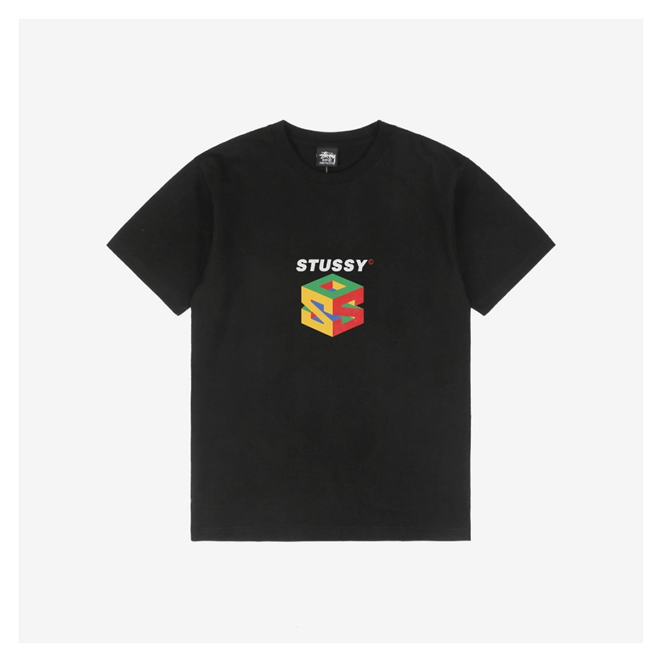 Stussy Rubik’s Cube “S” Letter Graphic T-Shirt