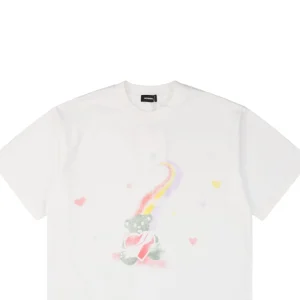 We11done Rainbow Heart Teddy Bear Print T-Shirt2.jpeg
