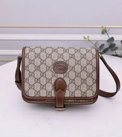 Replica GUCCI MINI CROSSBODY BAG WITH INTERLOCKING G - premium-grade designer purse dupe