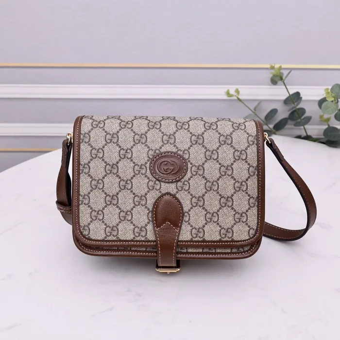 Replica GUCCI MINI CROSSBODY BAG WITH INTERLOCKING G - premium-grade designer purse dupe