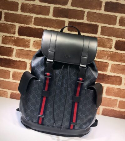 Replica Gucci Large Web Backpack Black - best-selling designer handbag dupe