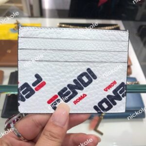 Replica Fendi Card Holder White - ultra-realistic fake designer tote