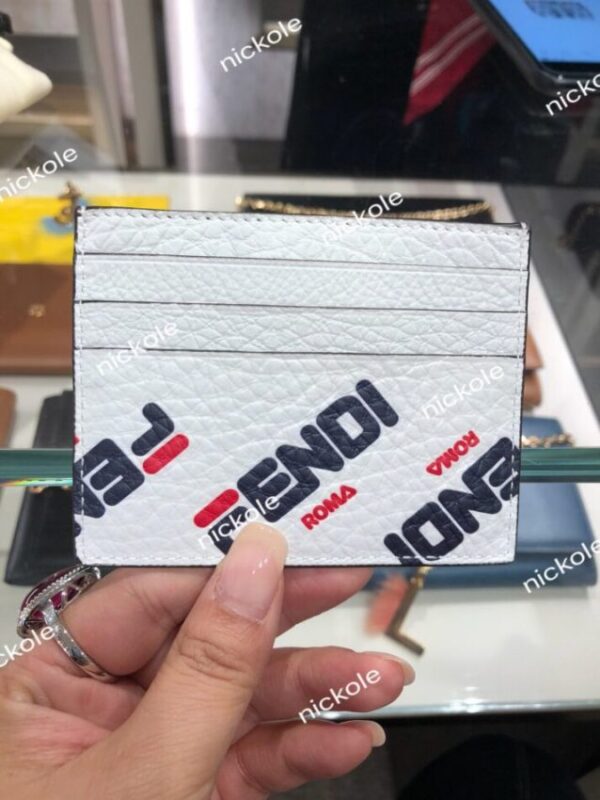 Replica Fendi Card Holder White - ultra-realistic fake designer tote