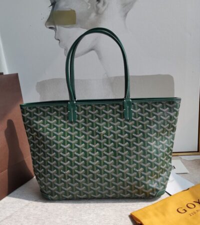 Replica Goyard Artois PM Green - ultra-realistic fake designer tote