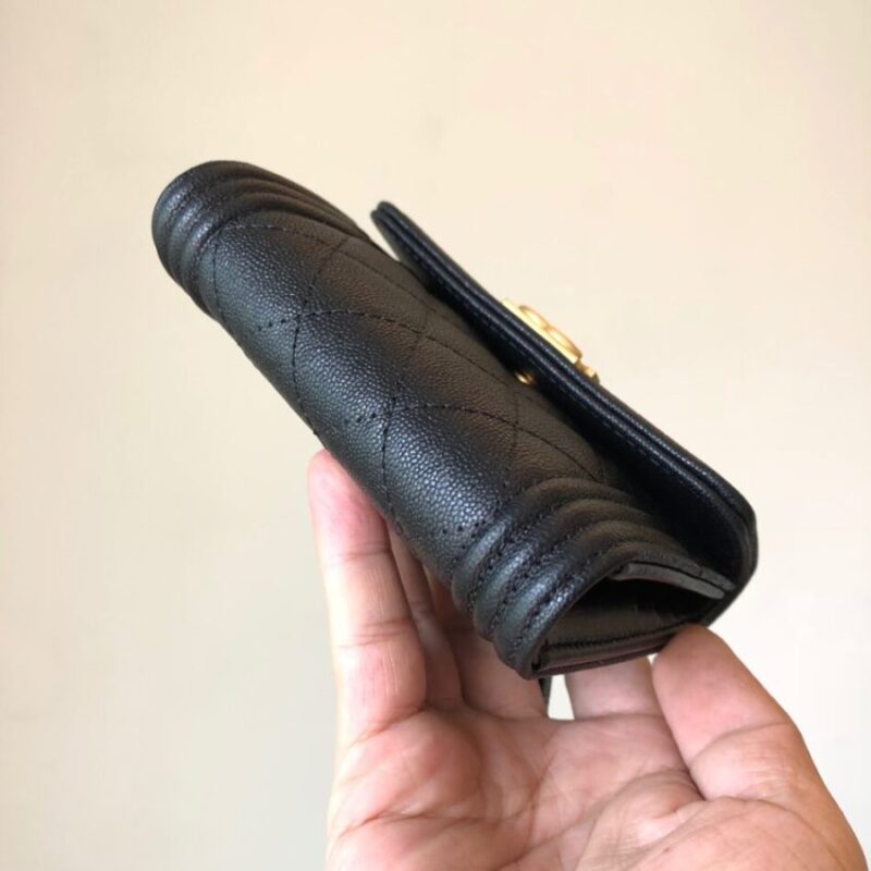 Replica Chanel Le Boy Compact Wallet - best quality luxury bag dupe