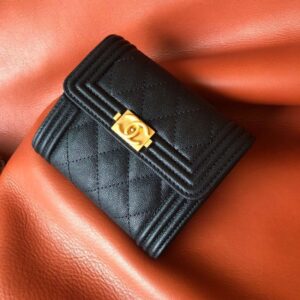 Replica Chanel Le Boy Compact Wallet - realistic designer-inspired fake bag