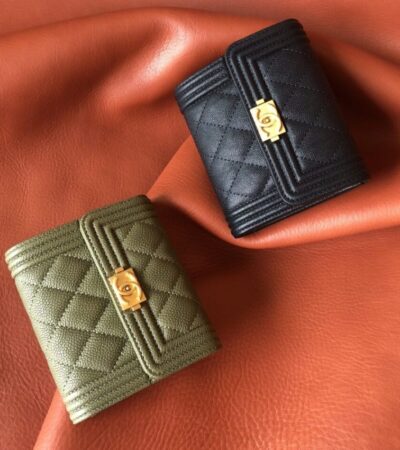 Replica Chanel Le Boy Compact Wallet - best quality luxury bag dupe
