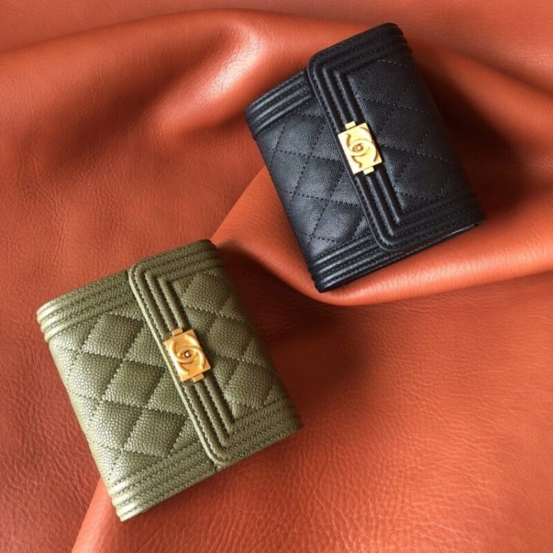 Replica Chanel Le Boy Compact Wallet - best quality luxury bag dupe
