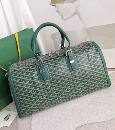 Replica Goyard Boston 45 Green - 1:1 designer replica handbag