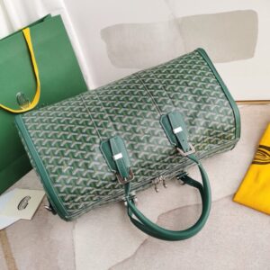Replica Goyard Boston 45 Green - ultra-realistic fake designer tote