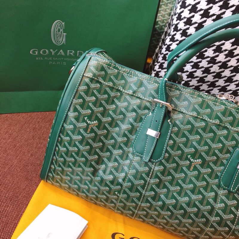 Replica Goyard Boston 45 Green - high-accuracy replica luxury purse