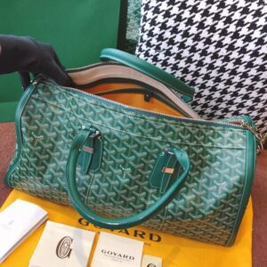 Replica Goyard Boston 45 Green - premium-grade designer purse dupe