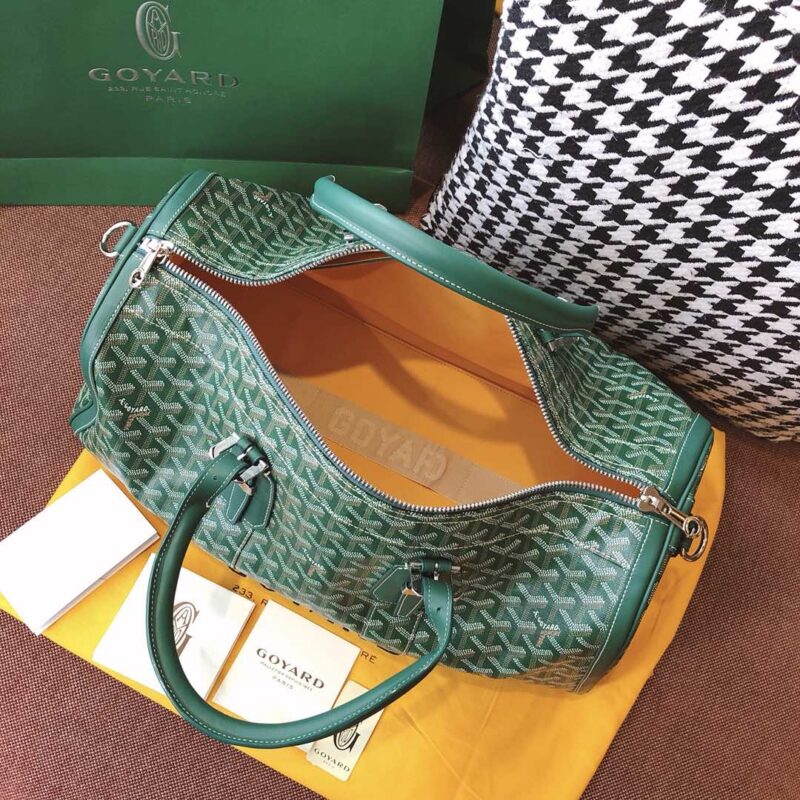 Replica Goyard Boston 45 Green - authentic-look luxury purse replica
