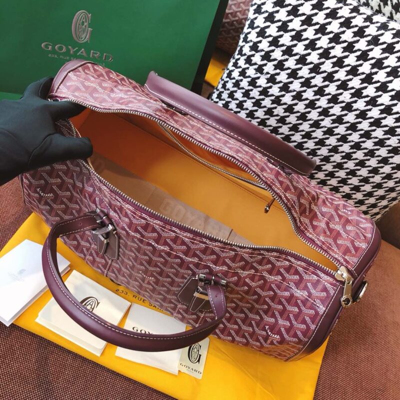 Replica Goyard Boston 45 Bordeaux - top-tier luxury replica shoulder bag