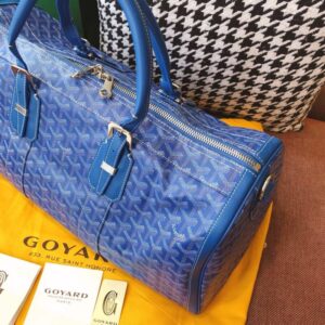 Replica Goyard Boston 45 Blue - premium 1:1 fake handbag model