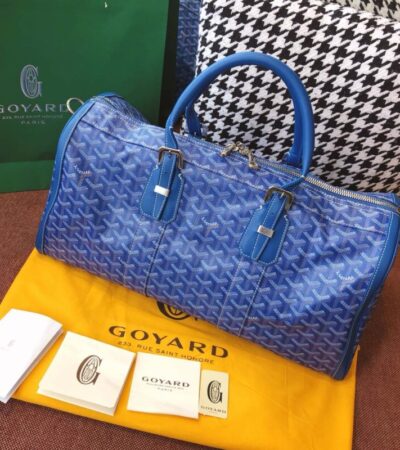 Replica Goyard Boston 45 Blue - best-selling designer handbag dupe