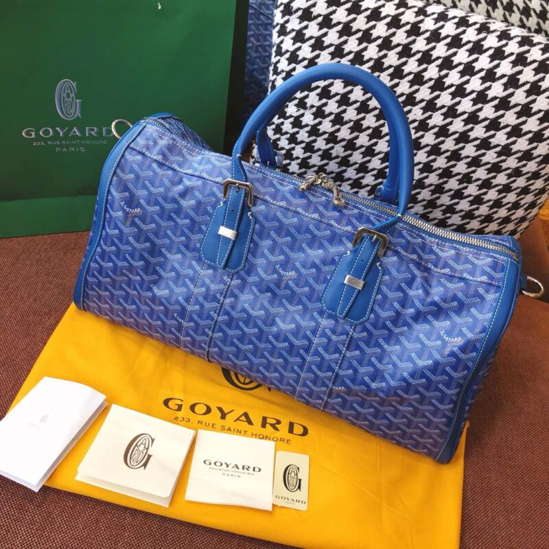 Replica Goyard Boston 45 Blue - best-selling designer handbag dupe