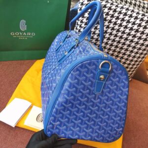 Replica Goyard Boston 45 Blue - high-end fake designer purse