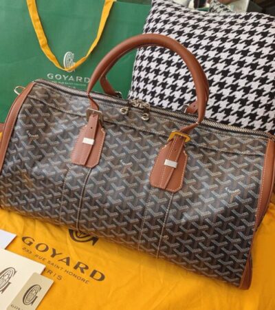 Replica Goyard Boston 45 Brown - top-tier luxury replica shoulder bag