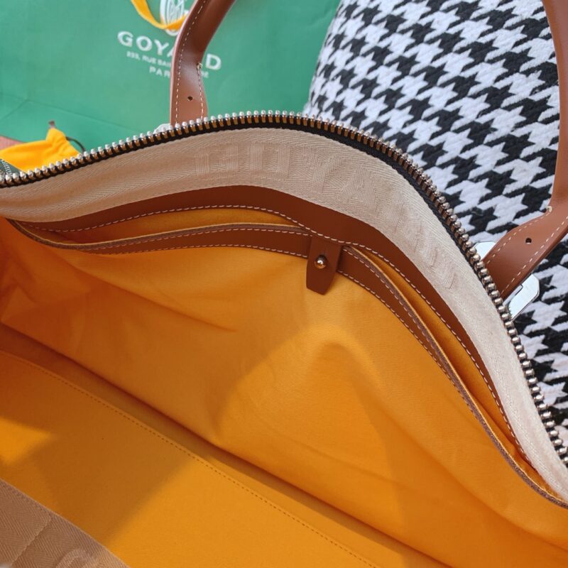 Replica Goyard Boston 45 Brown - near-authentic luxury replica handbag