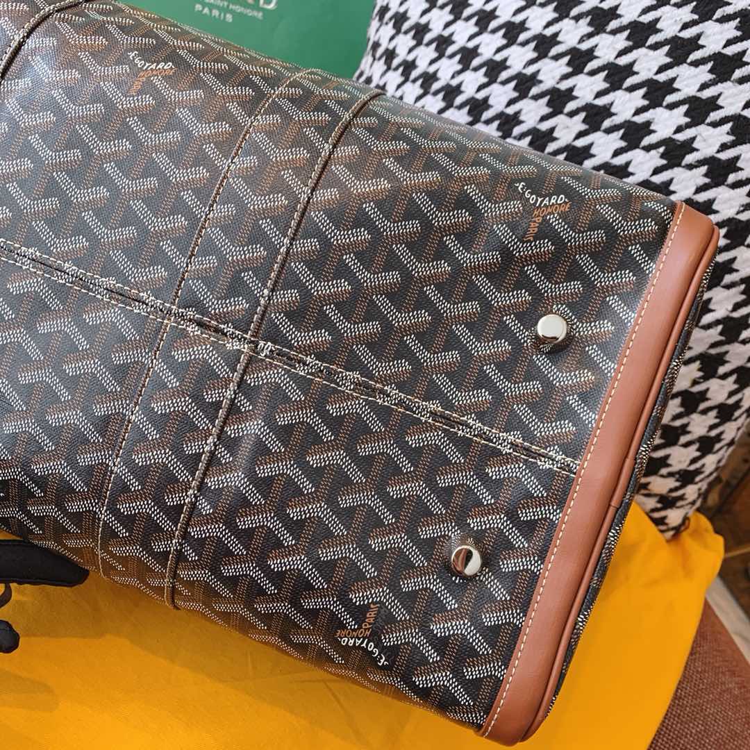 Replica Goyard Boston 45 Brown - high-quality designer bag clone