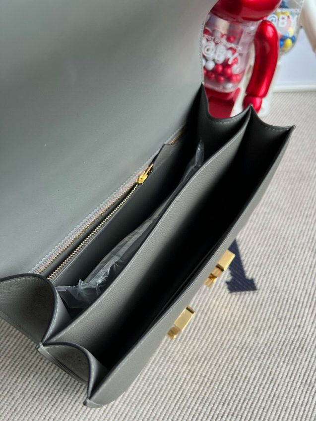 Replica Hermes Constance 18cm Grey - top-rated replica designer bag