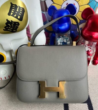 Replica Hermes Constance 18cm Grey - best-selling designer handbag dupe