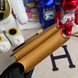 Replica Hermes Constance 18cm Brown - premium-grade designer purse dupe