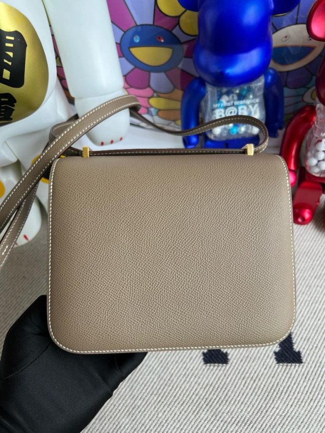Replica Hermes Constance 18cm Etoupe - premium-grade designer purse dupe