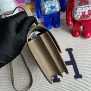 Replica Hermes Constance 18cm Etoupe - premium-grade designer purse dupe