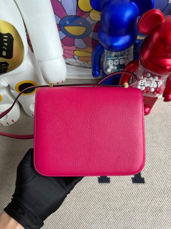 Replica Hermes Constance 18cm Bright Rose - high-end fake designer purse