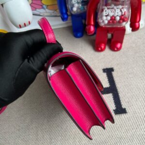 Replica Hermes Constance 18cm Bright Rose - best-selling designer handbag dupe