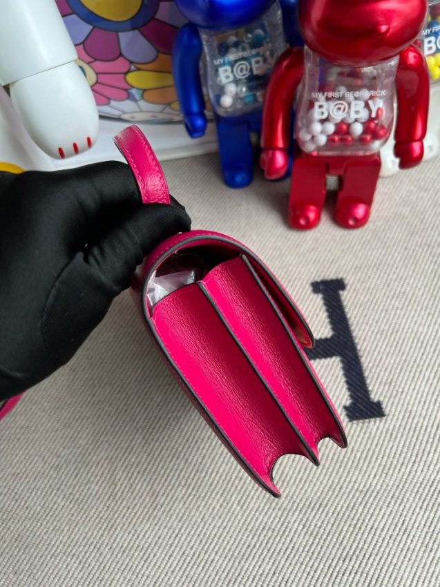 Replica Hermes Constance 18cm Bright Rose - best-selling designer handbag dupe