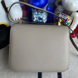 Replica Hermes Constance 24cm Gris Ashpite - near-authentic luxury replica handbag