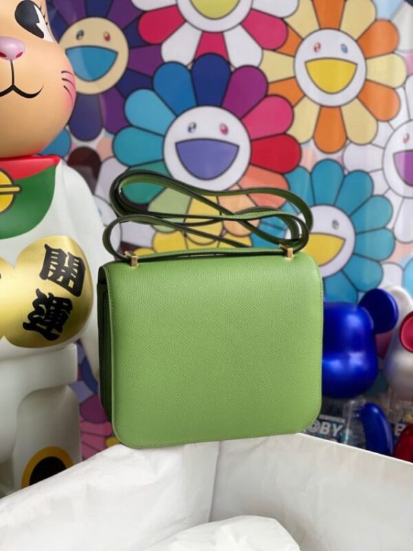 Replica Hermes Constance 18cm Light Green - ultra-realistic fake designer tote