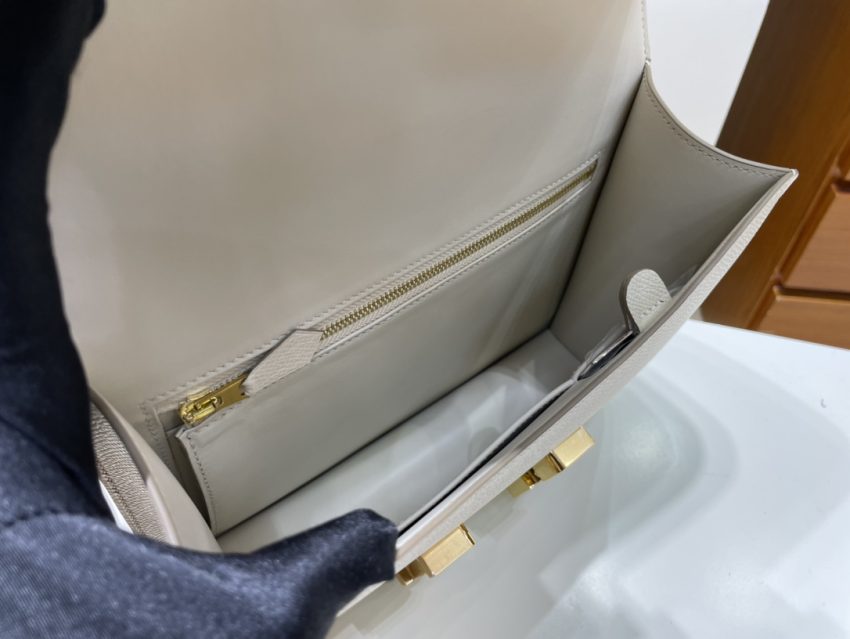 Replica Hermes Constance 24cm Creamy White - best-selling designer handbag dupe