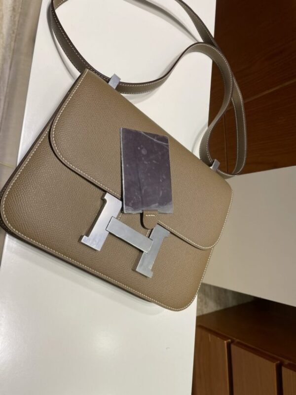 Replica Hermes Constance 24cm Etoupe - ultra-realistic fake designer tote