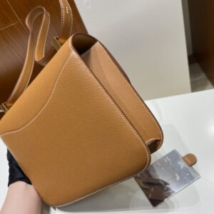 Replica Hermes Constance 24cm Golden Brown - high-quality designer bag clone