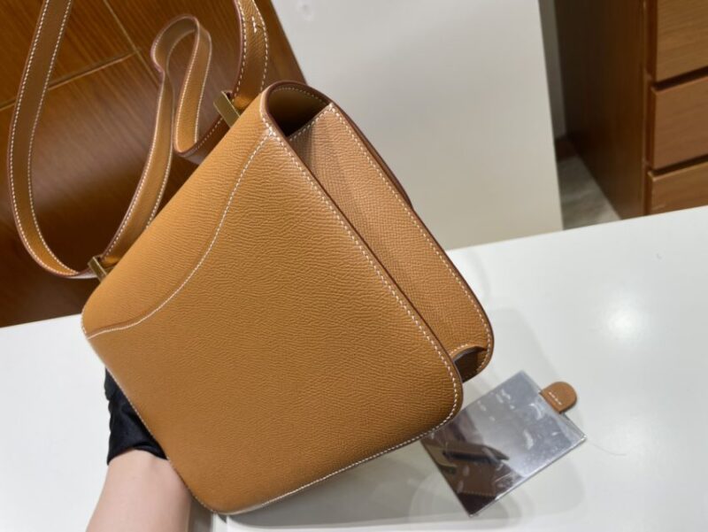 Replica Hermes Constance 24cm Golden Brown - high-quality designer bag clone