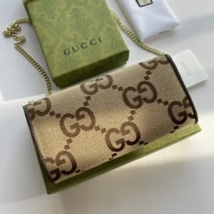 Replica GUCCI OPHIDIA GG CHAIN WALLET - best-selling designer handbag dupe