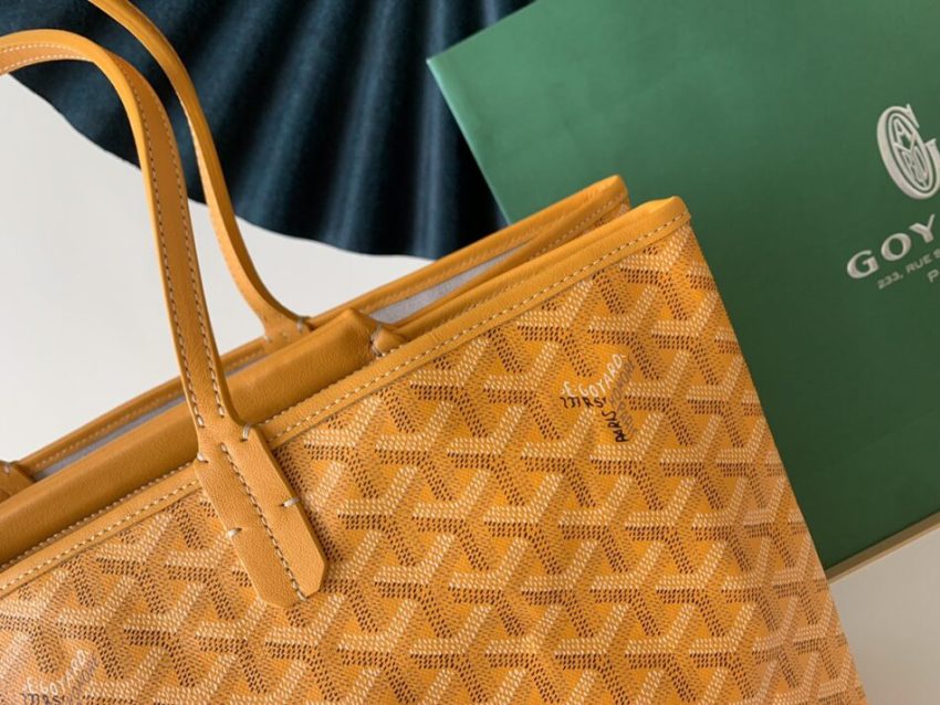 Replica Goyard Isabelle Yellow - near-authentic luxury replica handbag