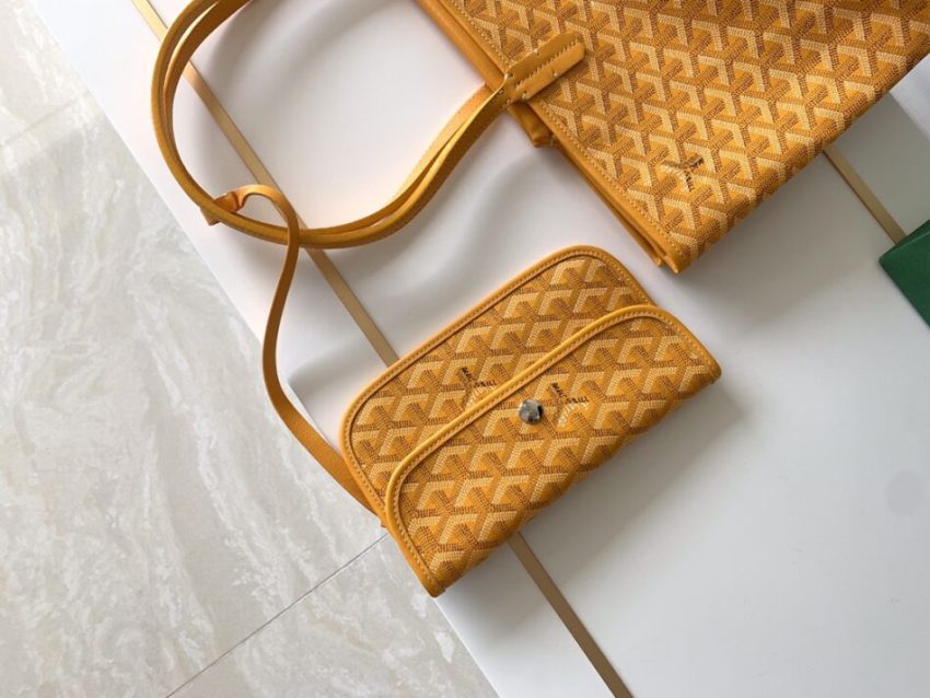 Replica Goyard Isabelle Yellow - near-authentic luxury replica handbag