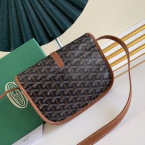 Replica Goyard Belvedere Brown - premium 1:1 fake handbag model